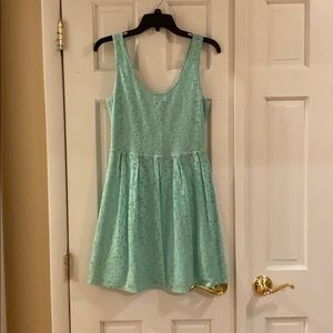 Green/Teal lace sundress